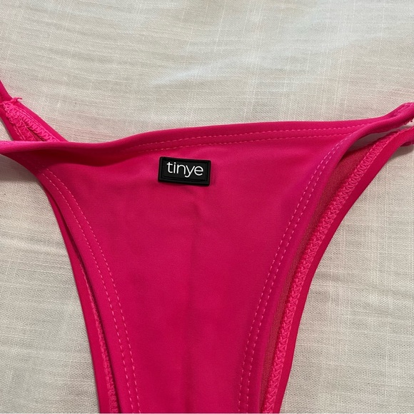 NWOT Tinye Swim Hot Pink Bikini Set - Picture 8 of 10